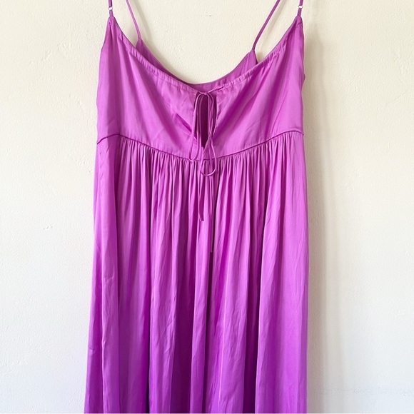 Mango Scoop Neck Satin Dress - Picture 10 of 10